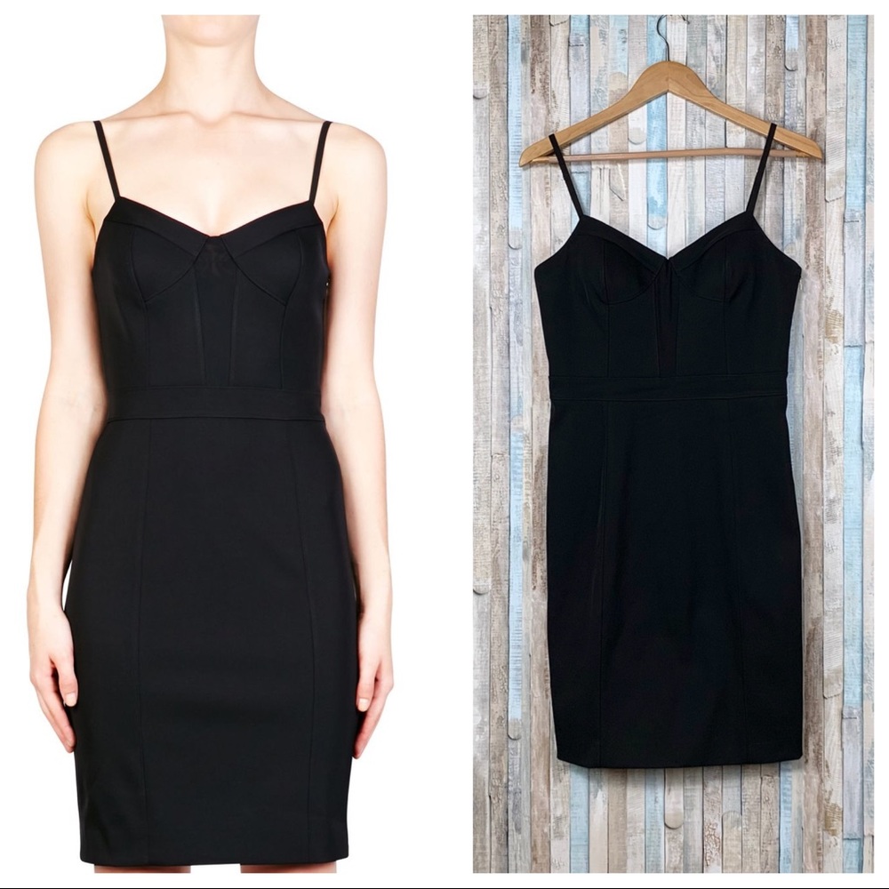 New Alexander Wang 10 Bustier Mesh Panel Dress